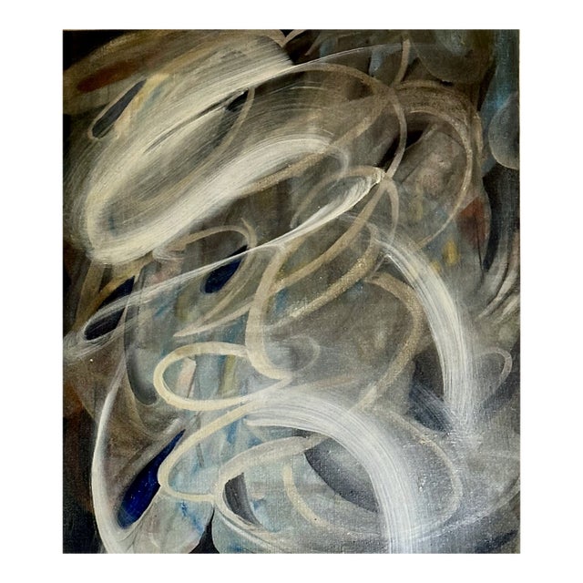 Untitled Abstract Oil on Linen From "Remembering" Series For Sale