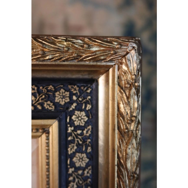 Gouache depicting a vase of hellebores on an entablature signed P.Allier (Lyon school of the second half of the 19th...