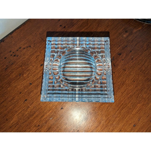 Handsomely Elegant Cut Crystal Vide Poche, Ash Tray For Sale - Image 4 of 7