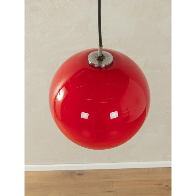 Round Ceiling Lamp in Glass, 1970s For Sale - Image 4 of 6