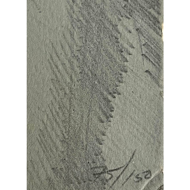 1980s Portrait of a Girl by Robert Baxter Lithograph Editions Press. For Sale - Image 5 of 7