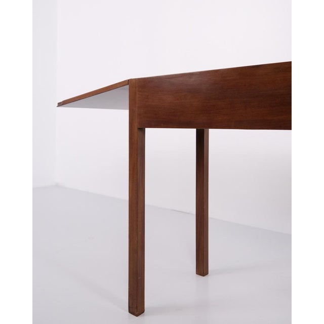 Mahogany Sewing Table with Storage Compartment, 1940s For Sale - Image 11 of 12