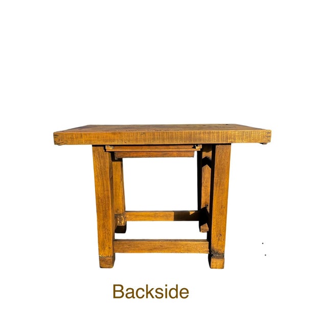 1920s Vintage French Children's Carpenter Workbench, 1920s For Sale - Image 5 of 16