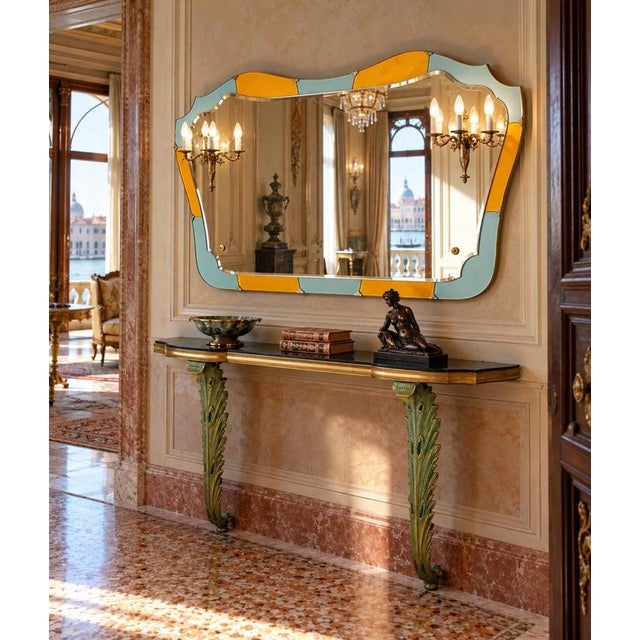 Art Deco Console Table with Matching Mirror, 1930s For Sale - Image 3 of 13