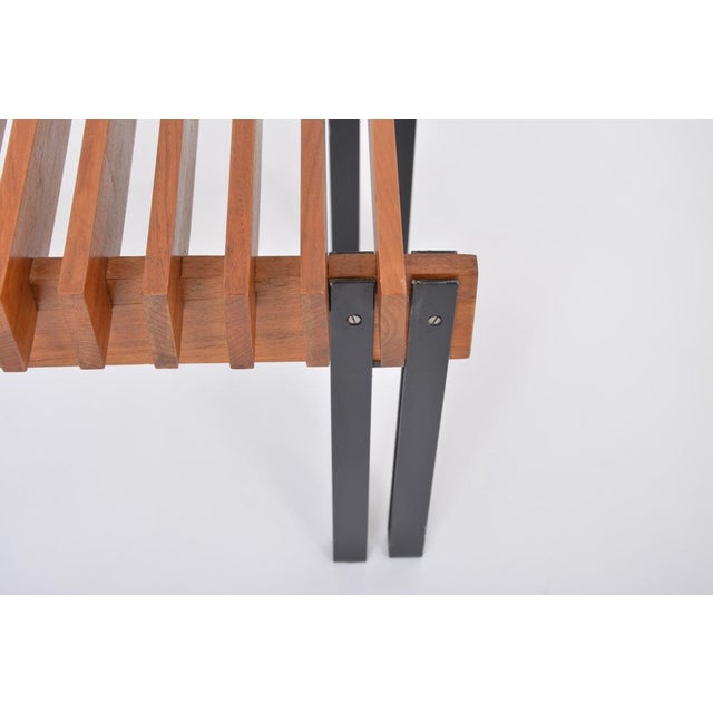 Mid-Century Modern Bench by Inge & Luciano Rubino for Apec, 1960s For Sale - Image 14 of 16