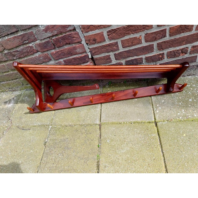Mid-Century Modern Vintage Scandinavian Coat Rack, 1960s For Sale - Image 3 of 8