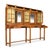 Large vanity mirrors wood 2, 3 glass cupboards and drawers 2. Furniture old vintage teak. Has mirrors 2, 3 closets and...