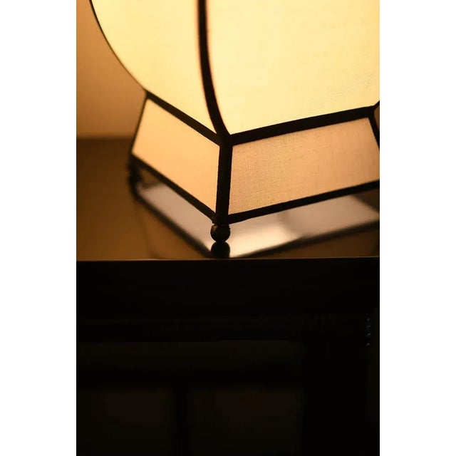 Metal Large Cotton Pagoda Lamp For Sale - Image 7 of 11