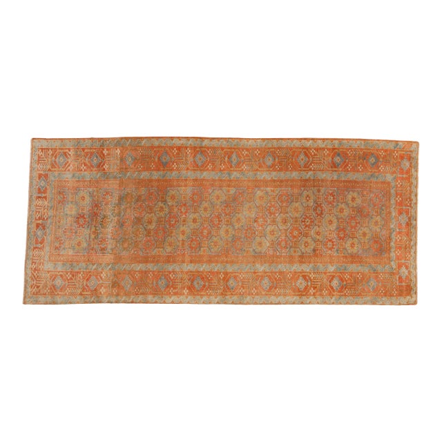 Vintage Distressed Belouch Rug Runner - 3'8" x 8'8" For Sale
