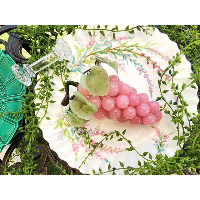 Pink Vintage Rose Pink Grape Cluster For Sale - Image 8 of 9