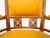 Yellow Set of Art Nouveau Arts and Crafts Armchairs in Oak by Royal H.F. Jansen & Zonen Amsterdam For Sale - Image 8 of 11