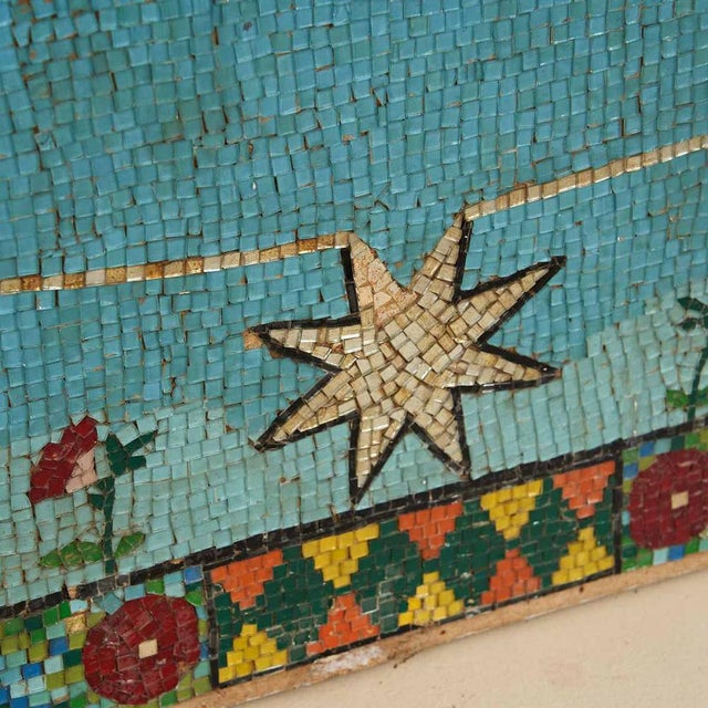 Vintage Glass Mosaic on Panel For Sale - Image 3 of 7