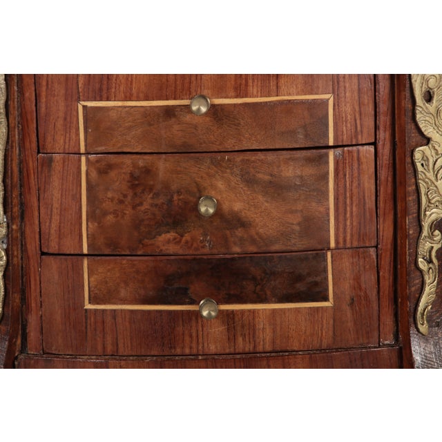 Small Antique Demilune Chest of Drawers, 1900 For Sale - Image 11 of 18