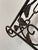 Art Deco French Art Deco Wrought Iron Mirror With Hat and Coat Hangers, Circa 1920 For Sale - Image 3 of 6