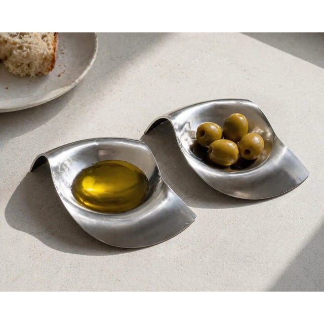 Please Pass Me Bowls in Stainless Steel by Allan Scharff for Georg Jensen, Denmark, 1993, Set of 2 For Sale - Image 6 of 7