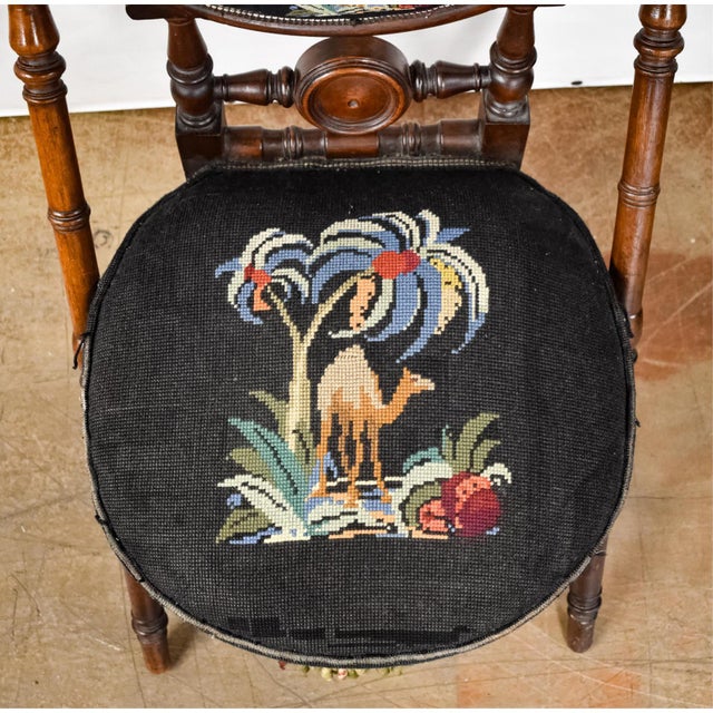 Mid 19th Century George Hunzinger Chair 1869 Arabian Side Chair For Sale - Image 5 of 7