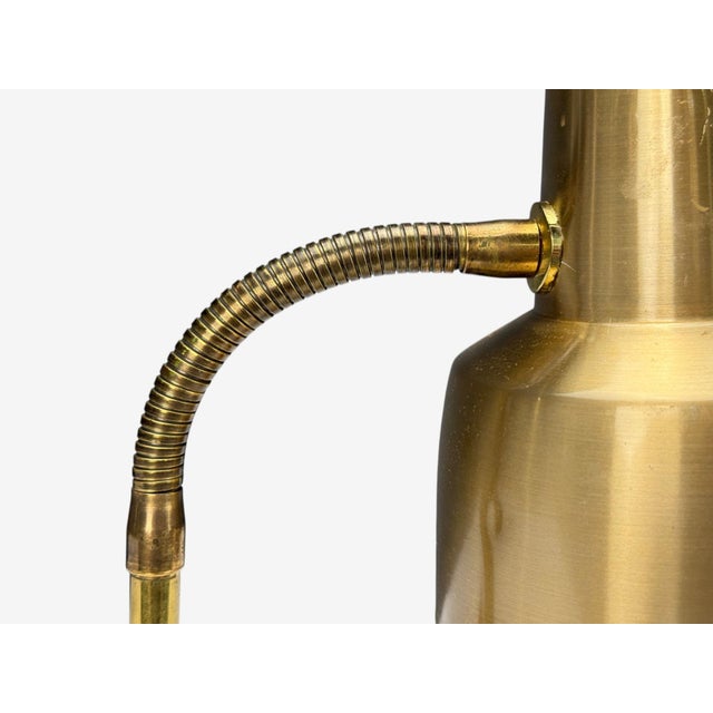 Armaturhantverk Tibro, Brass, Adjustable Desk Lamp, Sweden, 1960s For Sale In New York - Image 6 of 8