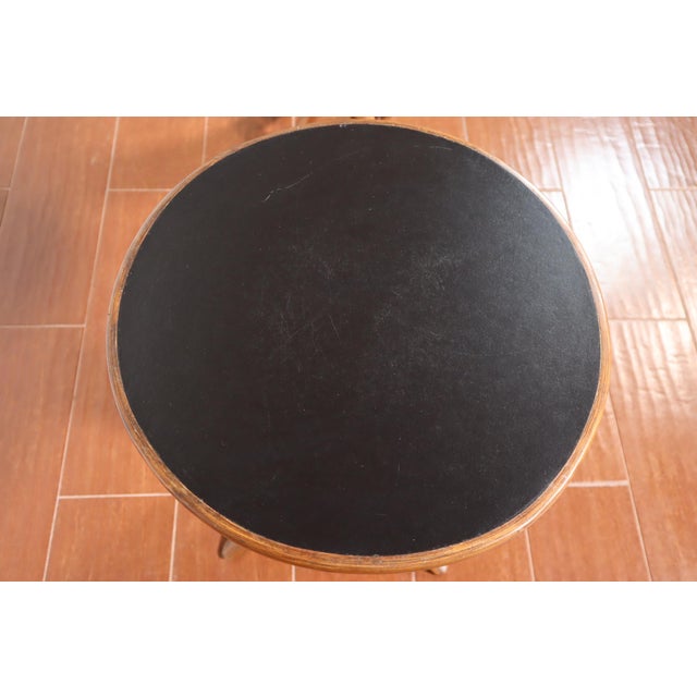 Vintage Pair Bent Rattan Occasional Side Table Boho Bohemian Tiki Eclectic 60's 70's Ficks Reed Style For Sale - Image 6 of 9