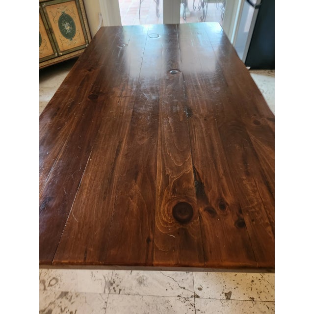 1990s Ralph Lauren Vintage Distressed Table For Sale - Image 14 of 16
