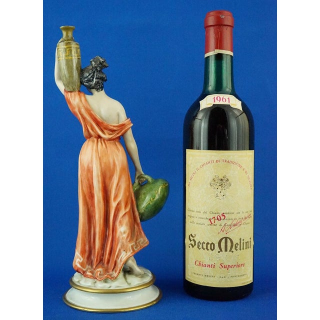 1920s 20th Century Neoclassical Porcelain Figurine Roman Water Carrier by Guido Cacciapuoti, Italy,1920s For Sale - Image 5 of 18