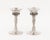 Pair of Michael Strauss Hammered Sterling Silver Grapevine Motif Candlesticks, marked to undersides. Weight: 49.76 ozt.;...
