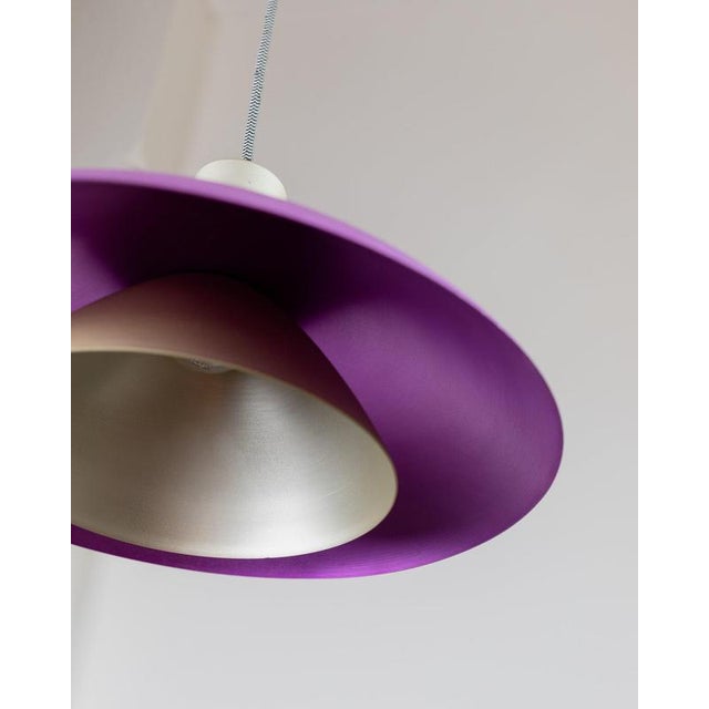 Vintage Metal Ceiling Lamp, 1980s For Sale - Image 10 of 11