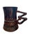 Ceramic Glass Pitcher Set by H. and M. Bessone, Set of 7 For Sale - Image 7 of 11