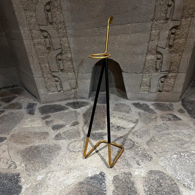 1950s Sculptural Brass Umbrella Holder Style Ico Parisi Italy For Sale In San Diego - Image 6 of 8
