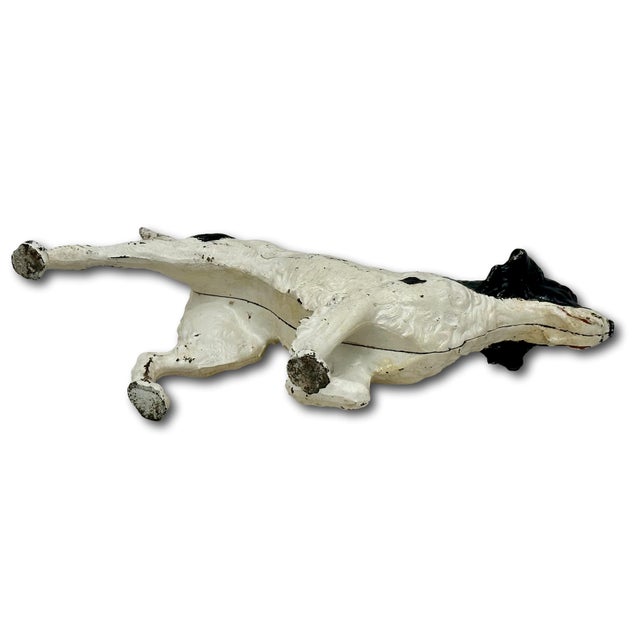 Large Vintage Hubley Manufacturing Company Cast Iron Setter / Hunting Dog Doorstop - Circa 1930s For Sale - Image 15 of 18