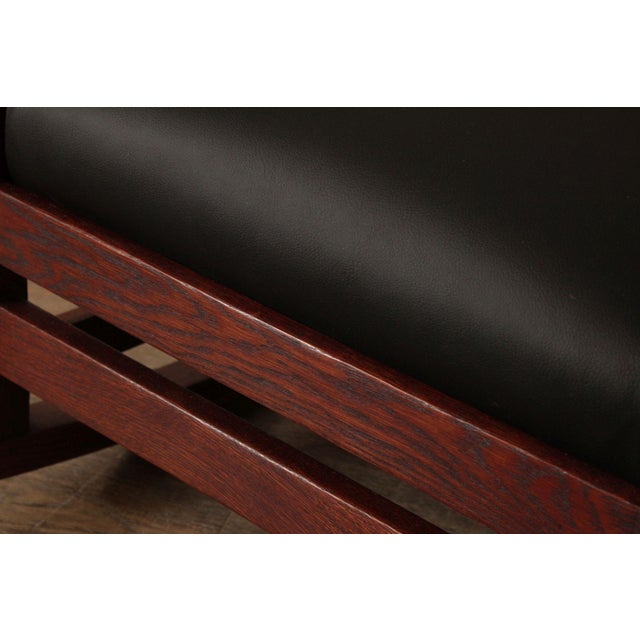 Mission Style Antique Oak Rocking Chair For Sale - Image 12 of 12