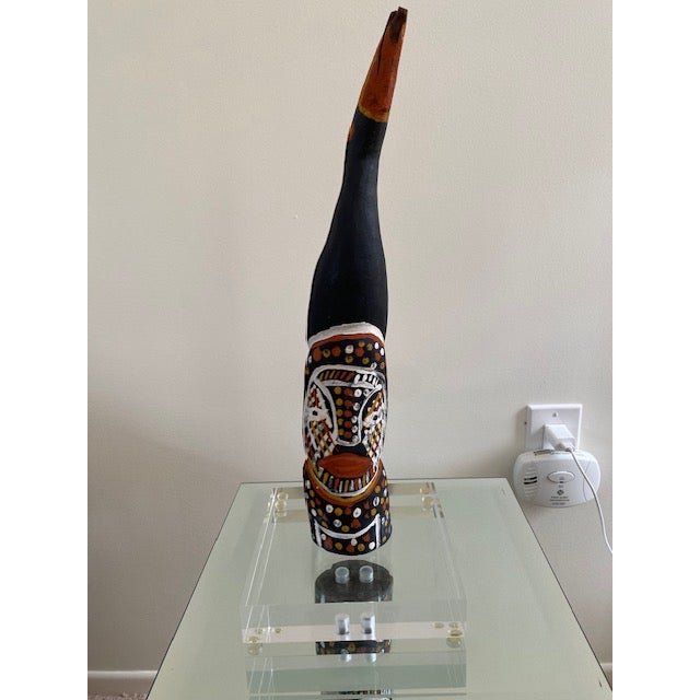1970s Vintage HandCarved Wood Tiwi Birds and Spirits Sculpture - Tiwi Artists Jean Baptiste Apuatimi, Kitty Kantilla, and Bede Tungutalum For Sale - Image 5 of 5