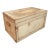 1950s Rustic White Pine Cedar Lined Blanket Chest Trunk For Sale