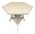 Dennis & Leen Dennis and Leen "Lambert" Faux Ivory Painted Side Table W" Drink Tray For Sale - Image 4 of 12