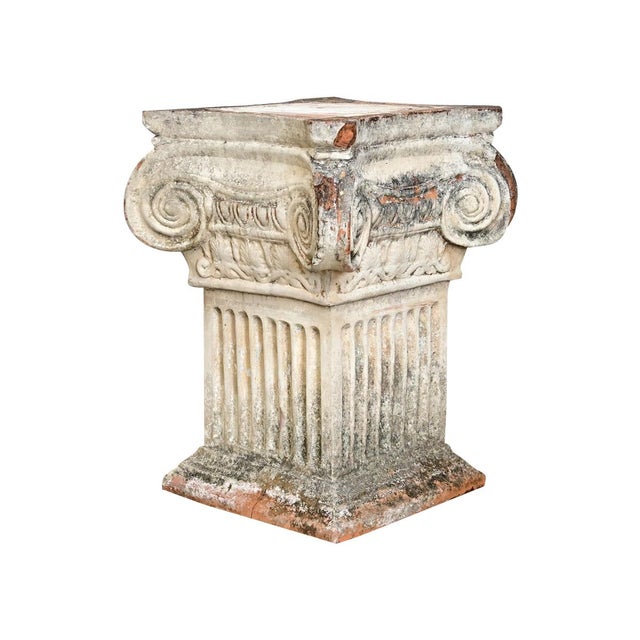 Cream English 19th Century Cast Terracotta Column For Sale - Image 8 of 8