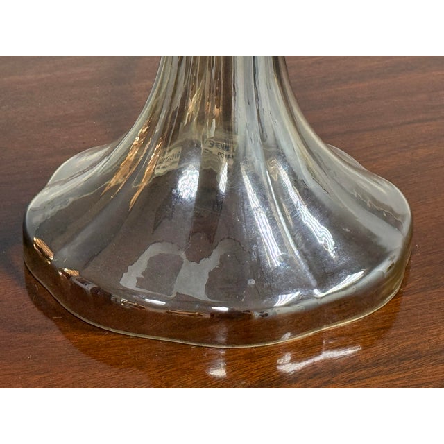 Bassett Furniture Gable Glass Table Lamp For Sale - Image 10 of 12