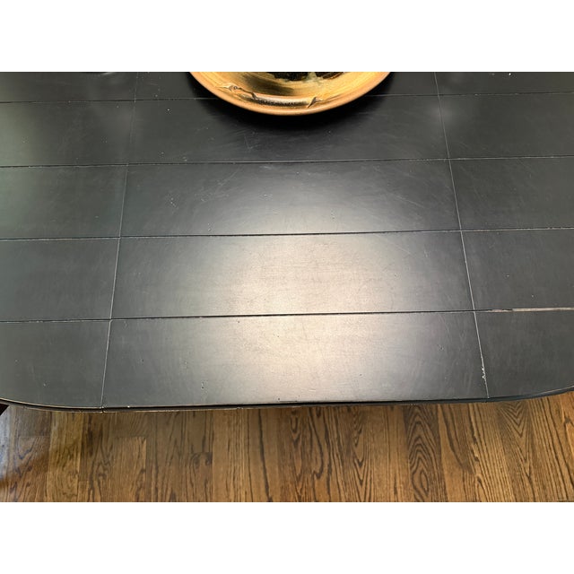 Century Furniture Black Table and 9 Chairs For Sale - Image 9 of 18