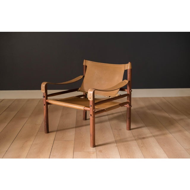 Mid Century Rosewood and Leather Sirocco Safari Lounge ...