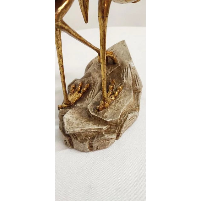 1970s Giltwood Herons Sculpture, Spain, 1960s For Sale - Image 5 of 9