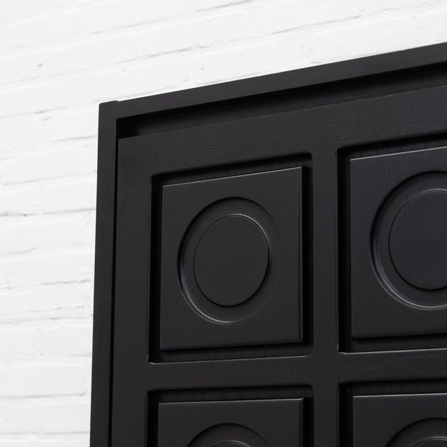 Vintage Brutalist Belgian Cabinet in Wood, 1970s For Sale - Image 13 of 16