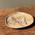Small Oval Trinket Dish or Tray in Beige Petrified Wood with Crystal Rings, d25-20.5 -3313 For Sale - Image 15 of 18