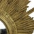 Gold Sun Mirror Two Levels Convex Mirror Sunburst, 1960s For Sale - Image 10 of 15