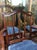 Item: Antique Potthast Dining Chairs, Set of Six (Includes one arm chair). Age & Condition: Circa 1930-1940. Good,...