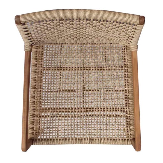 Artesia Porto Wood Framed Patio Occasional Chair For Sale In Washington DC - Image 6 of 9