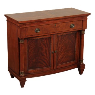American Empire Style Mahogany Server For Sale