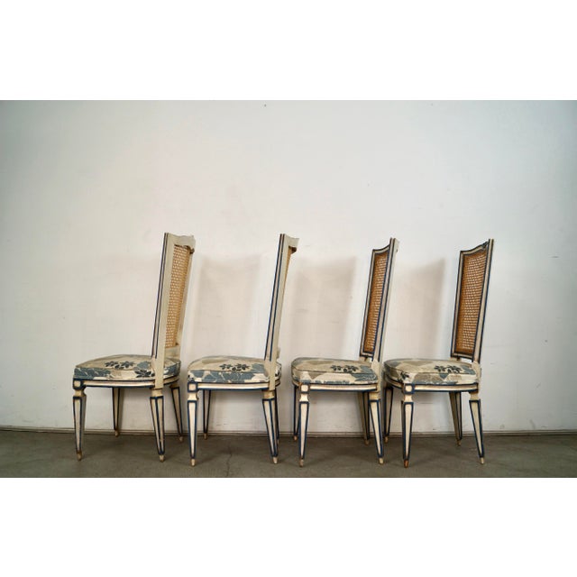 1960s 1960’s Hollywood Regency Italian Style Dining Chairs by Karges - Set of 4 For Sale - Image 5 of 12