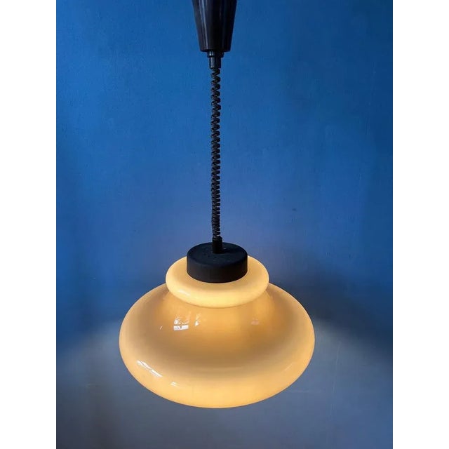 Mid-Century Mushroom Pendant Lamp from Herda For Sale - Image 3 of 11