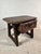 Spanish Castilian Carved Wood Side Table with Iron Hardware, Early 20th Century For Sale - Image 9 of 14