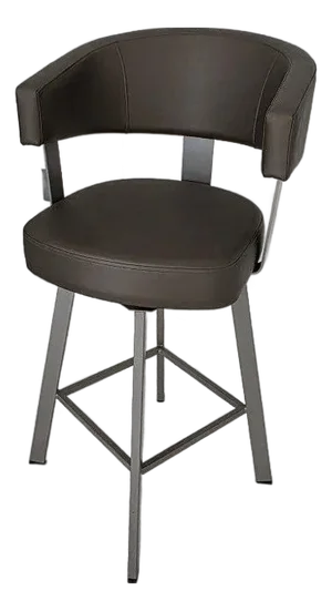 Amisco 27" Counter Height Swivel Stools Taupe Grey