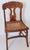 Early 19th Century Antique Biedermeier Birds Eye Canned Chair With Lumbar Pillow For Sale - Image 5 of 6