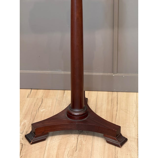 Mid 19th Century American Mahogany and Brass Lyre-Form Duet Stand For Sale - Image 4 of 10
